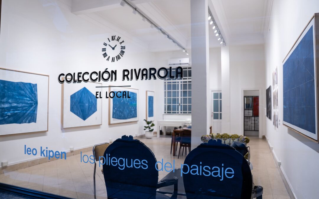 Colección Rivarola- El local, inauguró Los pliegues del paisaje, la nueva exposición de Leo Kipen con una intervención especial de mapping